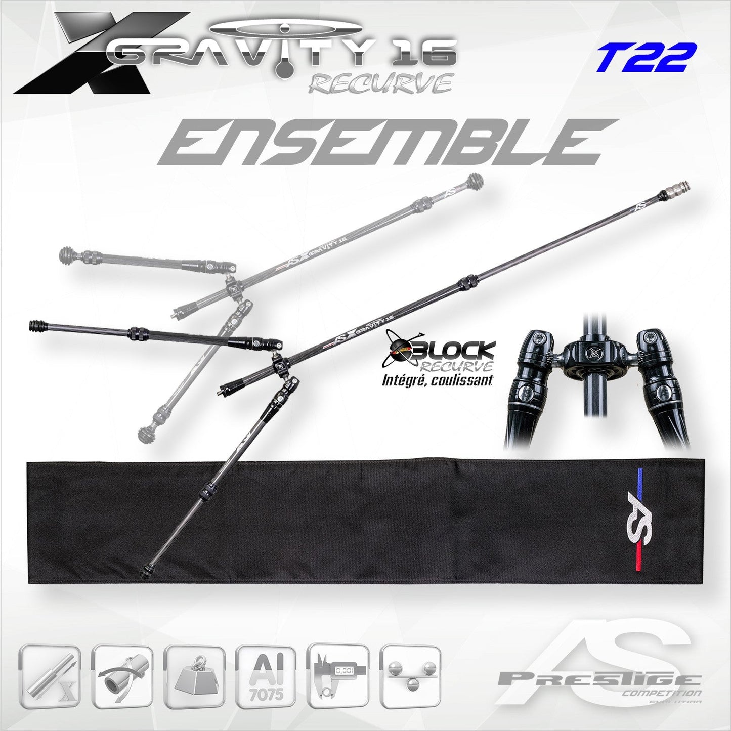 Arc Systeme Telescopic KIT X Gravity 16 Recurve