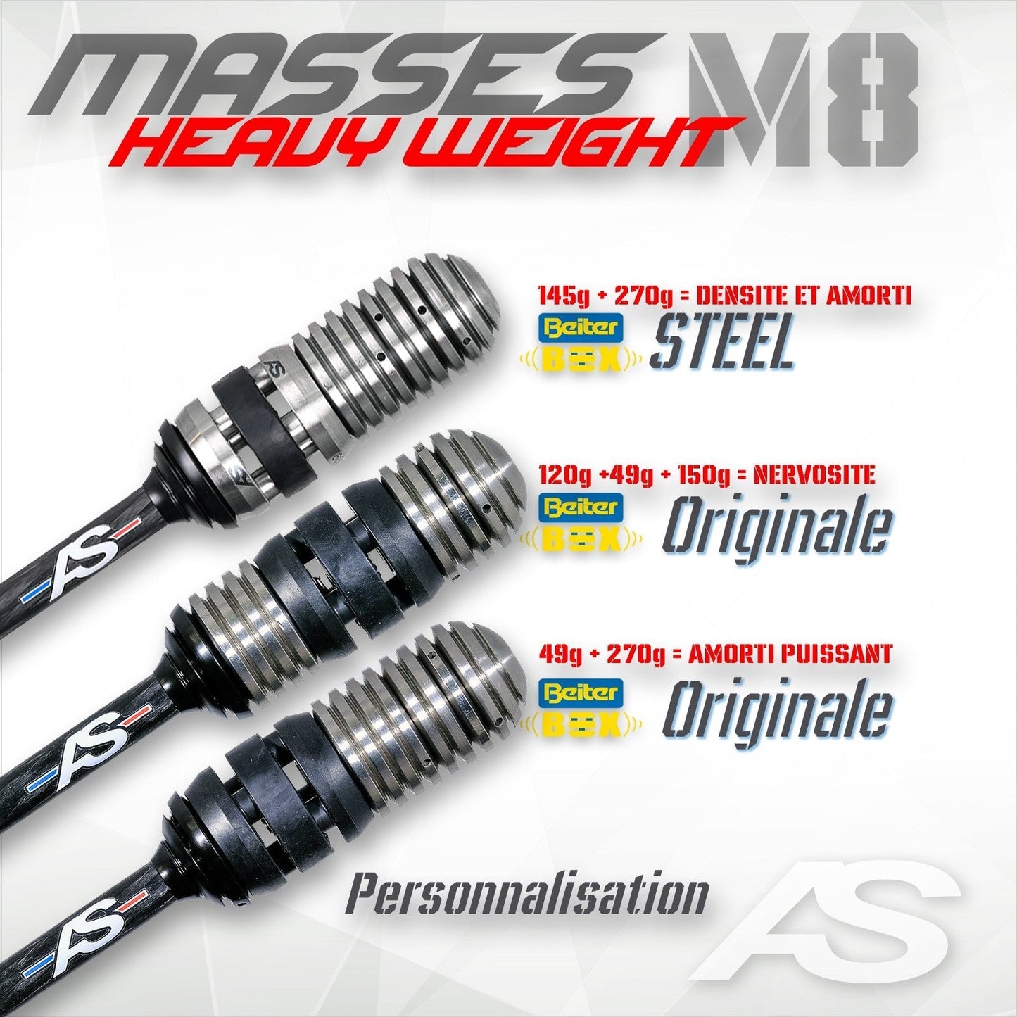 Arc Systeme Weight Kit - HW 35mm - 270g M8