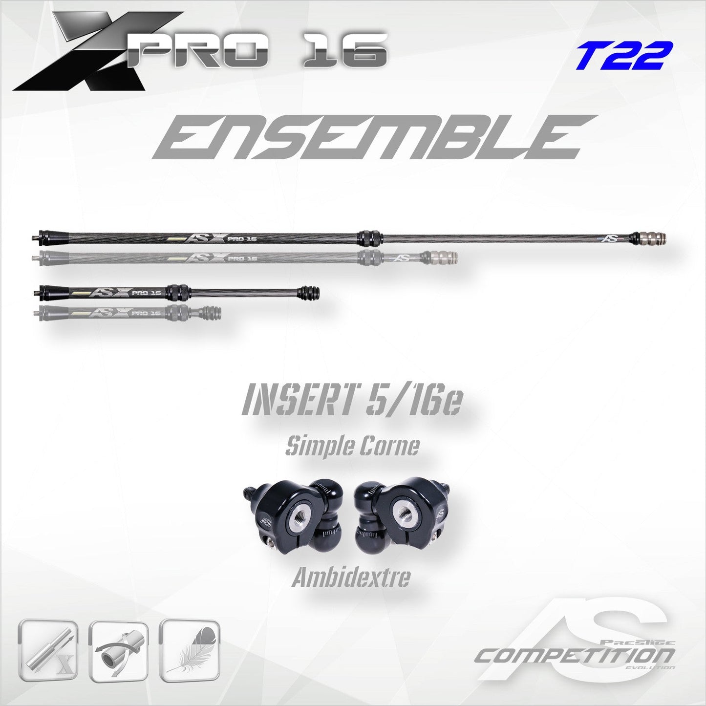 Arc Systeme Telescopic KIT X PRO 16 5/16in