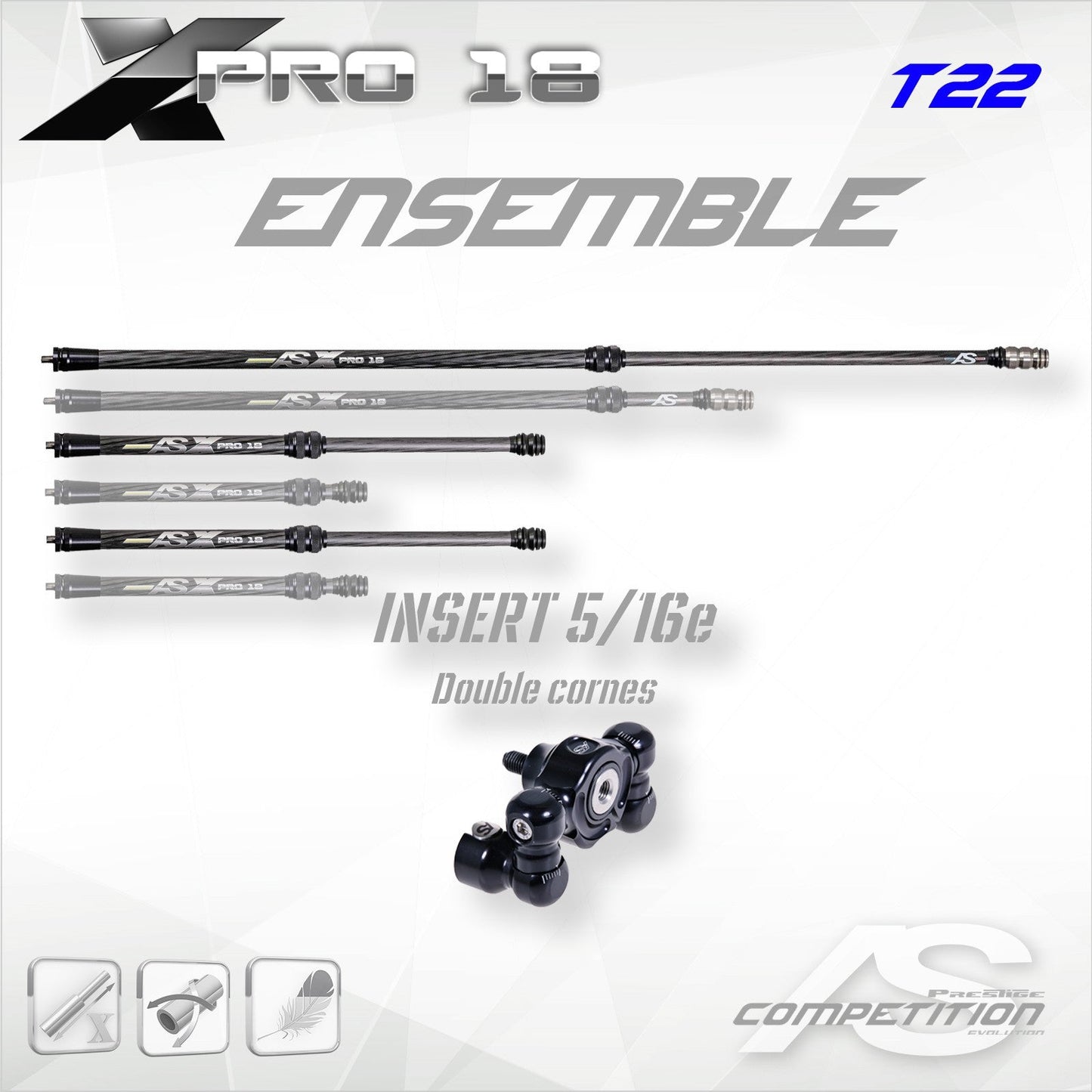 Arc Systeme Telescopic KIT X PRO 18 5/16in DB