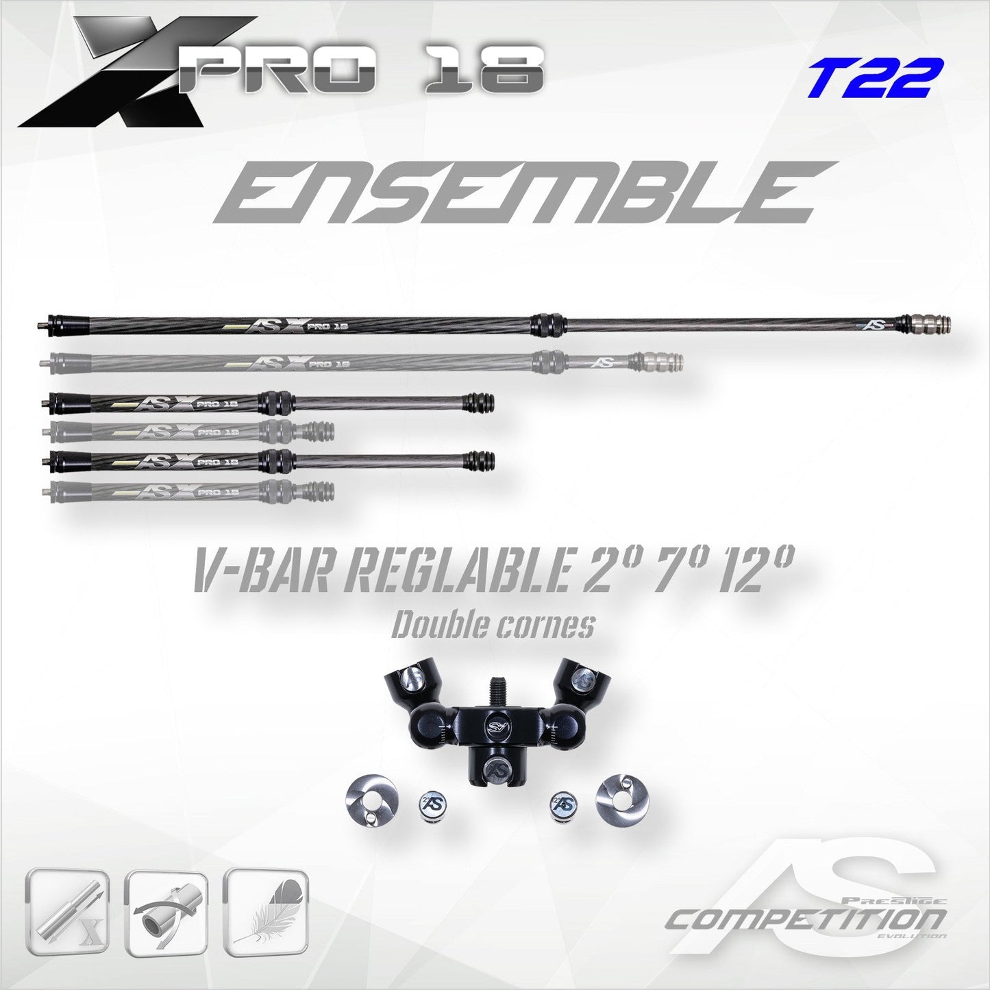 Arc Systeme Telescopic KIT X PRO 18 Trio DB