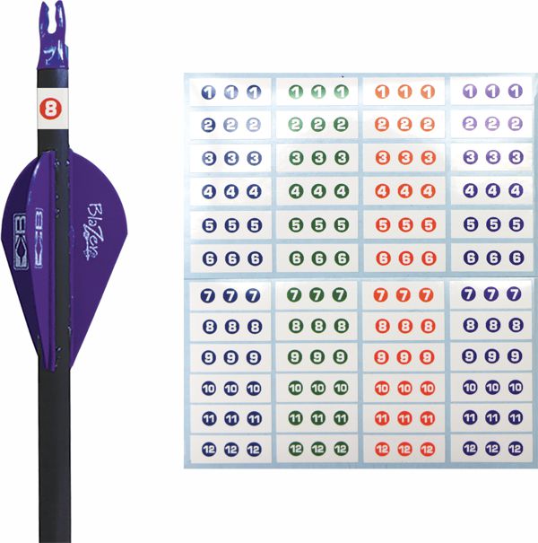 Bohning Wrap Around Number Decals