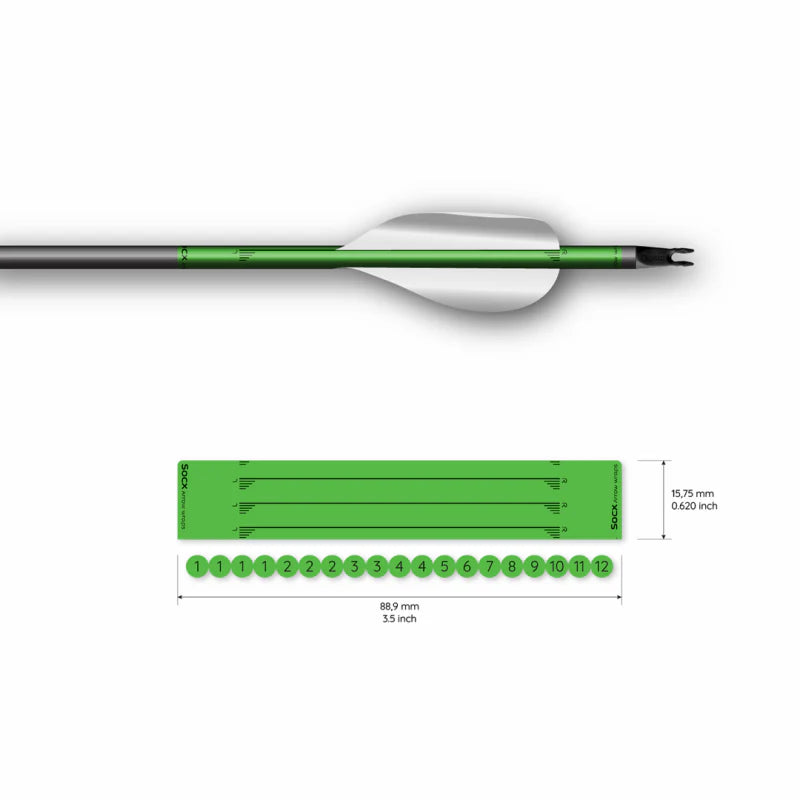 Socx Wrap for Easton X10 - Solid Fluor