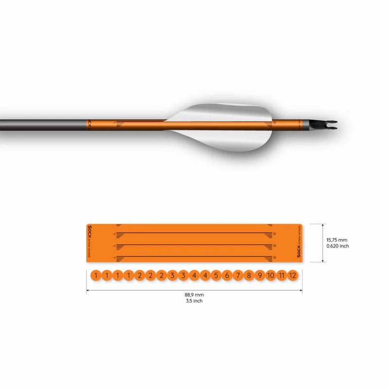 Socx Wrap for Easton X10 - Solid Fluor