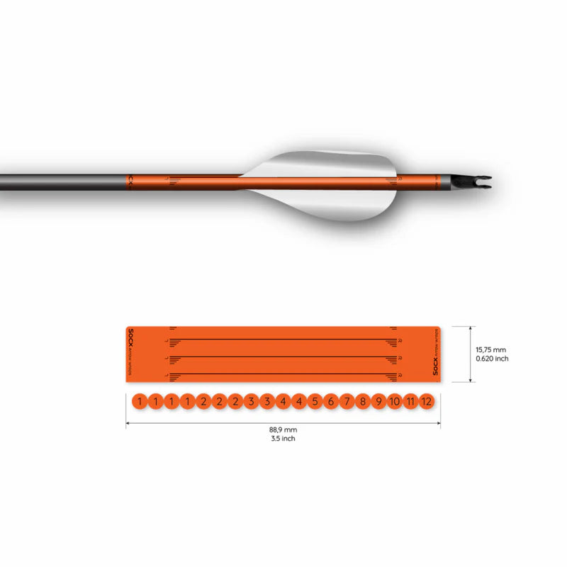 Socx Wrap for Easton X10 - Solid Fluor