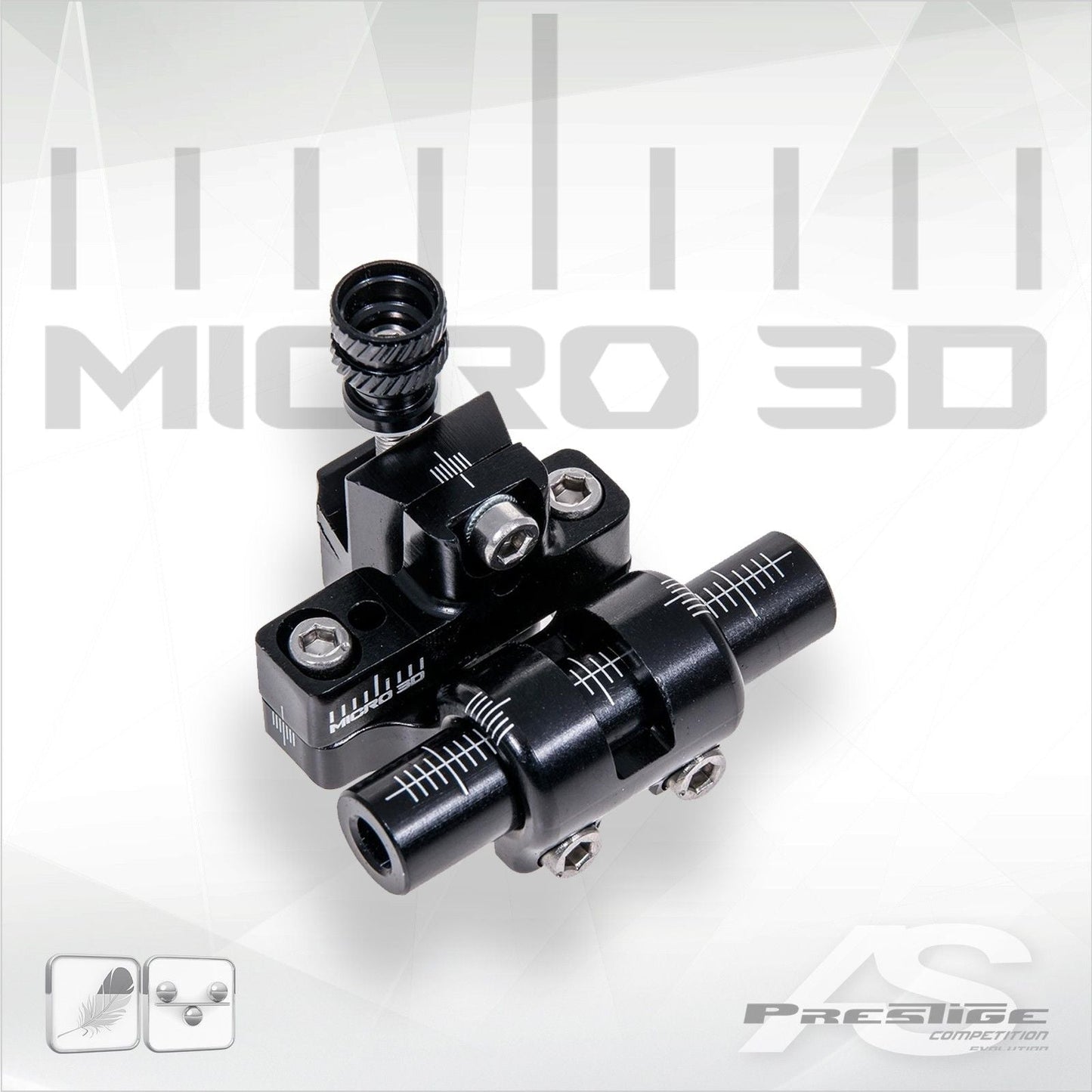 Arc Systeme SX200 SHORT Compound Sight with Micro 3D Scope Mount
