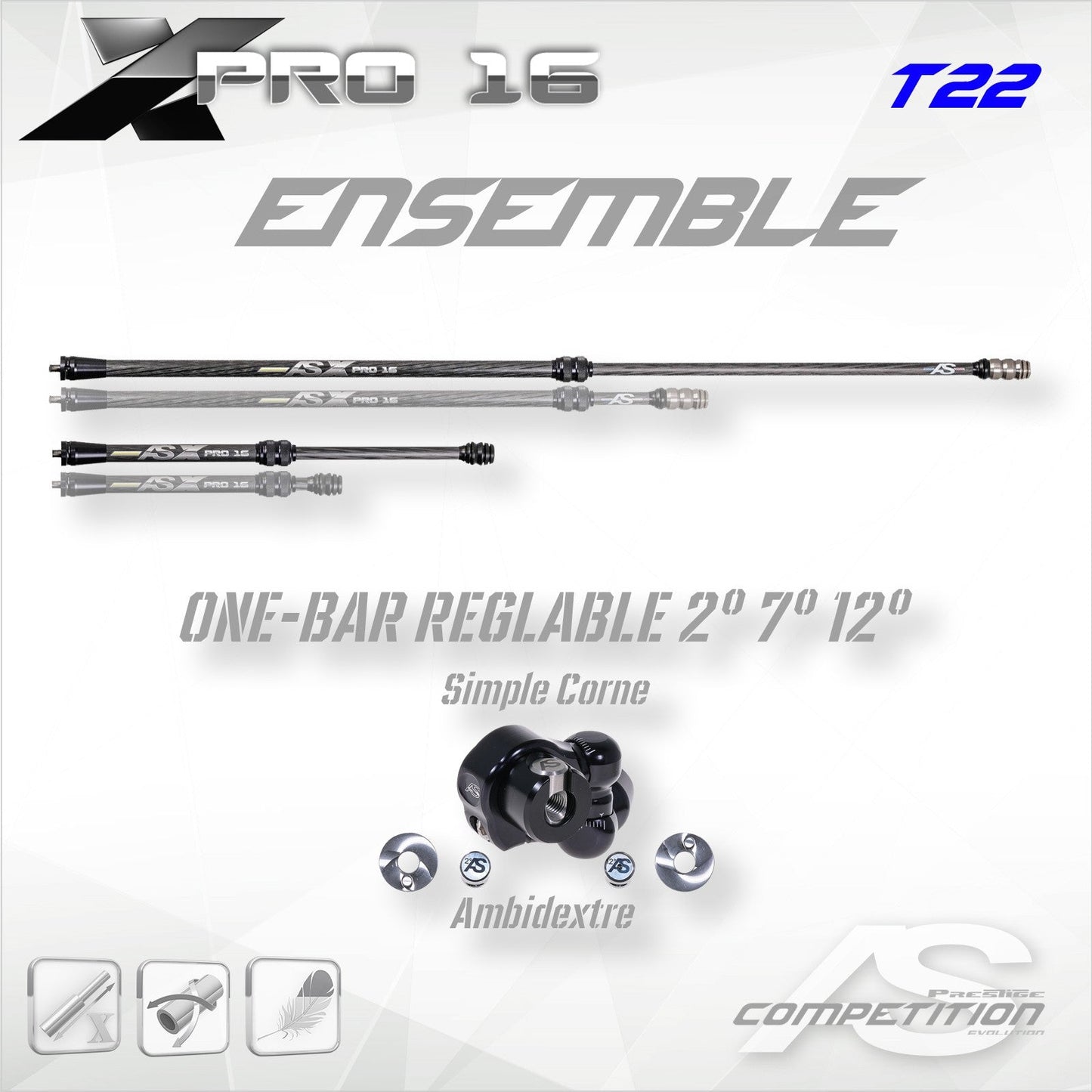 Arc Systeme Telescopic KIT X PRO 16 Trio