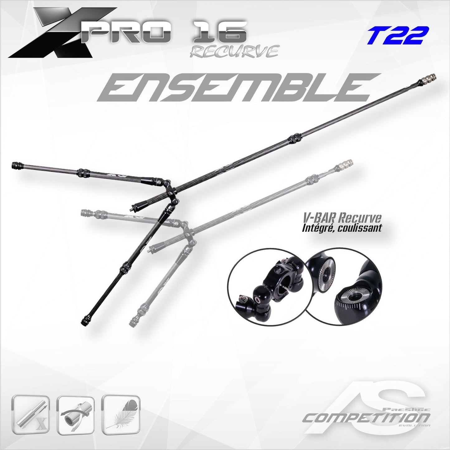 Arc Systeme Telescopic KIT X PRO 16 Recurve