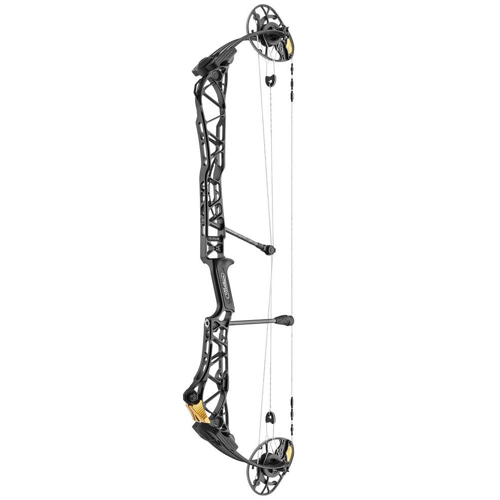 Mathews Title 38 (White Limbs) RH Black - F (29in) 60lbs - CHRISTMAS SALE